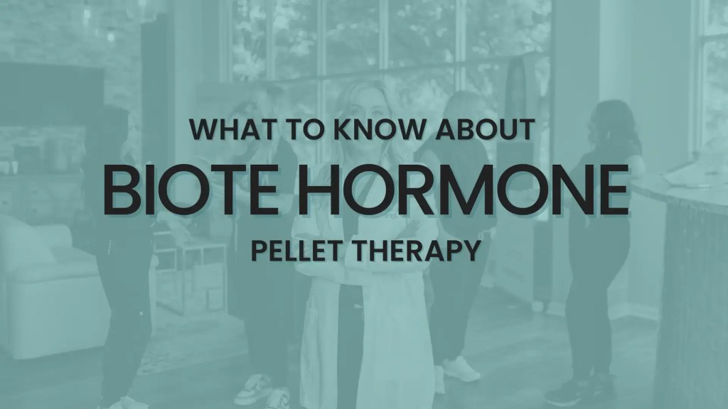 What to know about hormone pellet therapy blog banner image